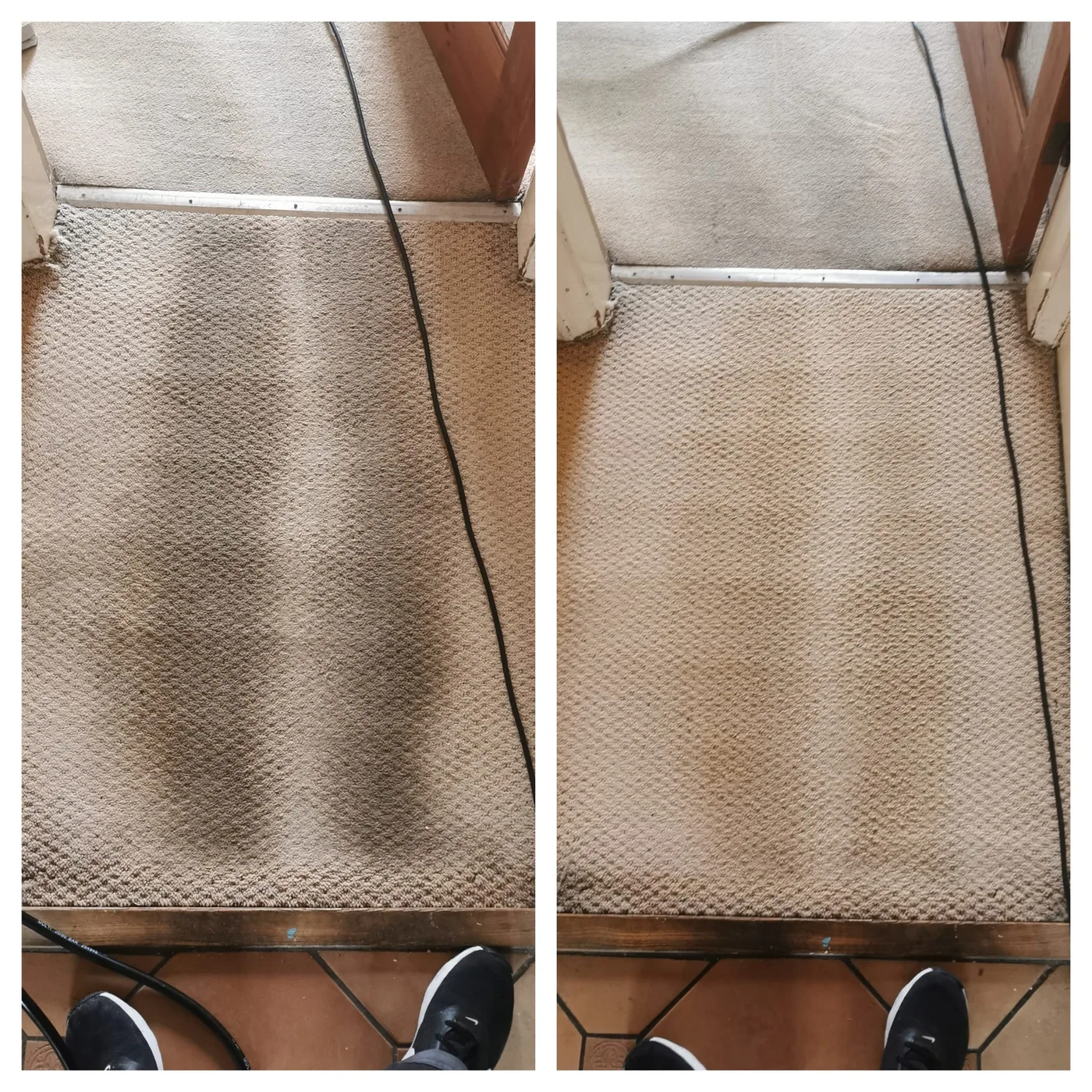 Chair fabric clean-up
