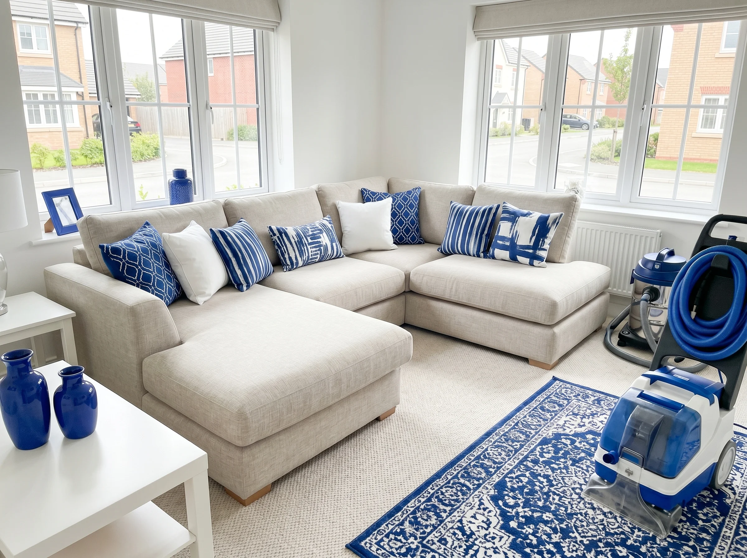 L-shaped sofa refresh