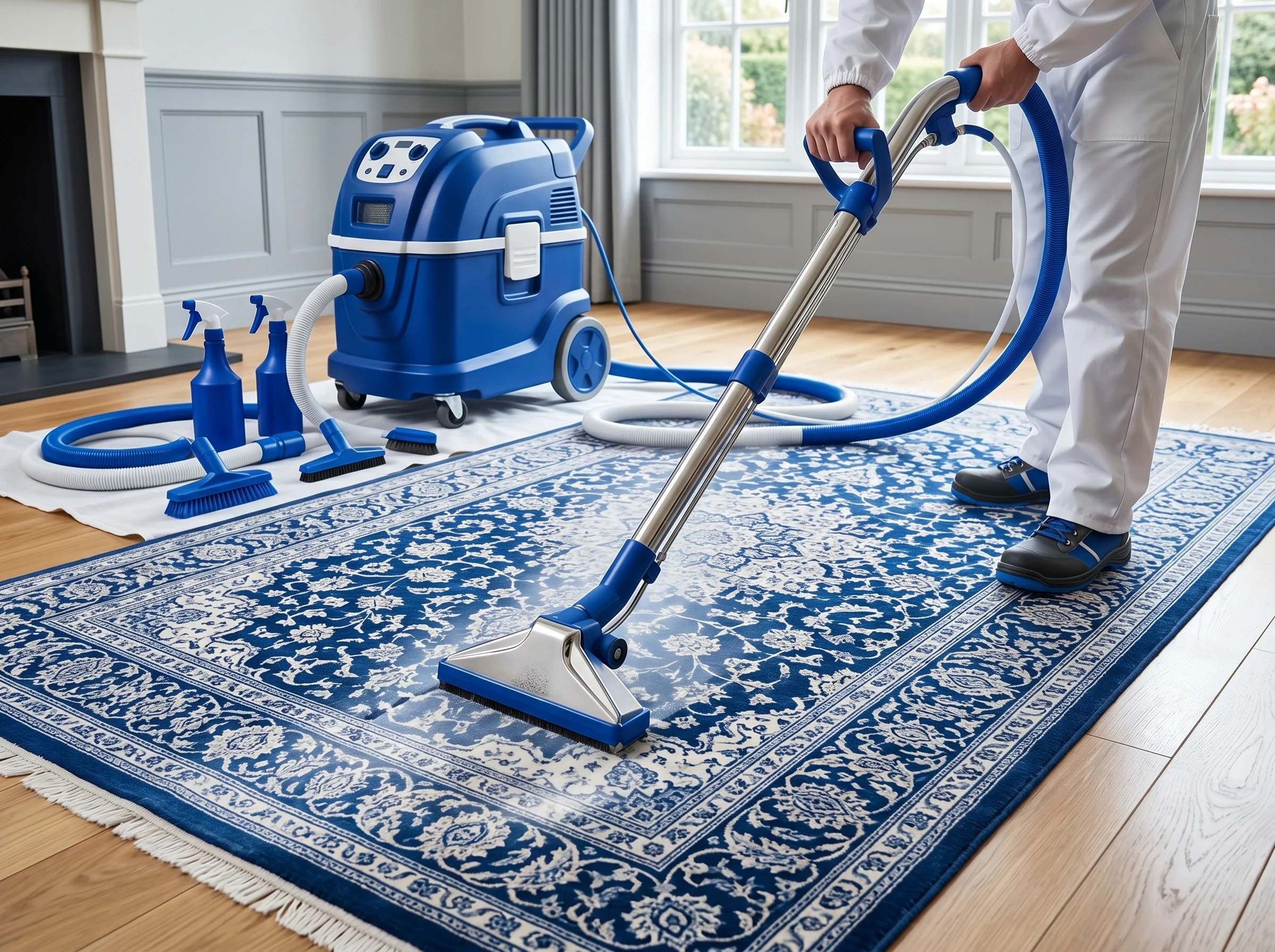 Persian-style rug detail