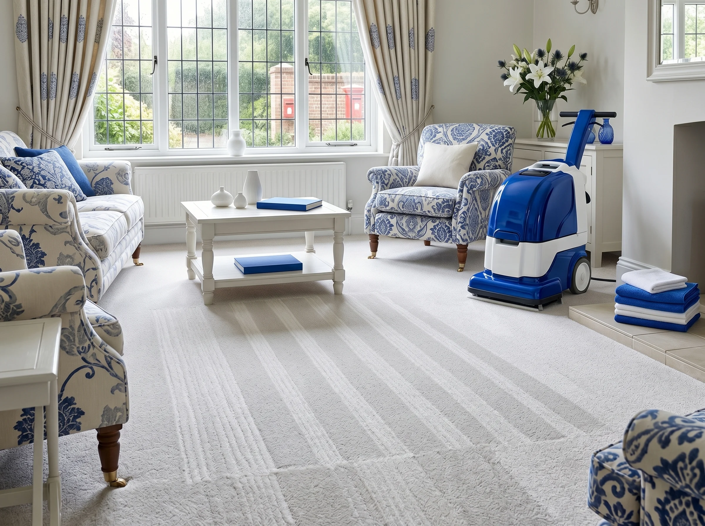 Living room carpet refresh
